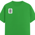 Female Classic Crew T-Shirt | Women's Regular Fit | 180 GSM Bio-Washed Cotton | Double Stitched, Pre-Shrunk | Personalized | DTG | Typography-focused | Trust | Friendship | Reassuring - right pocket - Flag Green - mockup 4