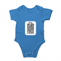 Rompers | Regular Fit Baby & Toddler | Bio-Washed Cotton | Double Stitched, Pre-Shrunk | Unisex | Personalized | DTG | Typography-focused | Trust | Friendship | Reassuring - front - Orchid Blue - mockup 1