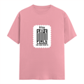 Men's Classic Crew T-Shirt | Regular Fit | 180 GSM Bio-Washed Cotton | DTF Print Ready | Pre-Shrunk, Durable | Personalized | DTF | Typography-focused | Trust | Friendship | Reassuring - front - Flamingo - mockup 1