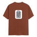 Men's Classic Crew T-Shirt | Regular Fit | 180 GSM Bio-Washed Cotton | DTF Print Ready | Pre-Shrunk, Durable | Personalized | DTF | Typography-focused | Trust | Friendship | Reassuring - back - Copper - mockup 2