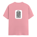 Men's Classic Crew T-Shirt | Regular Fit | 180 GSM Bio-Washed Cotton | DTF Print Ready | Pre-Shrunk, Durable | Personalized | DTF | Typography-focused | Trust | Friendship | Reassuring - back - Flamingo - mockup 2