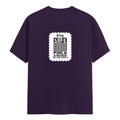 Men's Classic Crew T-Shirt | Regular Fit | 180 GSM Bio-Washed Cotton | DTF Print Ready | Pre-Shrunk, Durable | Personalized | DTF | Typography-focused | Trust | Friendship | Reassuring - back - Purple - mockup 2