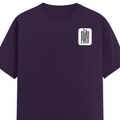 Men's Classic Crew T-Shirt | Regular Fit | 180 GSM Bio-Washed Cotton | DTF Print Ready | Pre-Shrunk, Durable | Personalized | DTF | Typography-focused | Trust | Friendship | Reassuring - left pocket - Purple - mockup 3
