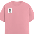 Men's Classic Crew T-Shirt | Regular Fit | 180 GSM Bio-Washed Cotton | DTF Print Ready | Pre-Shrunk, Durable | Personalized | DTF | Typography-focused | Trust | Friendship | Reassuring - right pocket - Flamingo - mockup 4