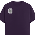 Men's Classic Crew T-Shirt | Regular Fit | 180 GSM Bio-Washed Cotton | DTF Print Ready | Pre-Shrunk, Durable | Personalized | DTF | Typography-focused | Trust | Friendship | Reassuring - right pocket - Purple - mockup 4