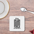 Coasters | Unisex | 3mm MDF Sublimation Print | Glossy Finish, Table Protection | Home & Office Accessory | Personalized | Typography-focused | Trust | Friendship | Reassuring - front_2 - White - mockup 2