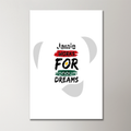 Acrylic Poster | 3mm Glossy Finish | UV Printed | Self-Adhesive Wall Mount | Unisex | Personalized | Typographic | Motivation | Everyday | Uplifting - front_2 - 16x24Inch - White - mockup 2