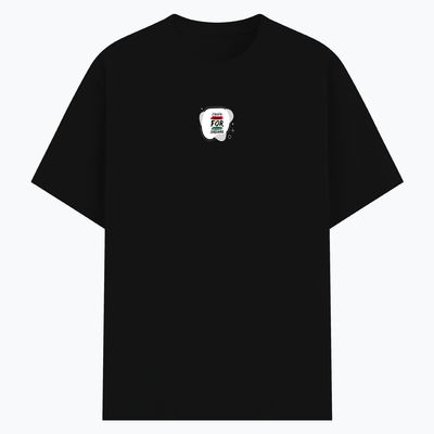 Basic T-Shirt | Unisex XS-2XL | Poly-Cotton Blend | Soft Finish & Durable | Everyday Wear | Personalized | DTG | Typographic | Motivation | Everyday | Uplifting - front - Black - mockup 1