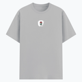Basic T-Shirt | Unisex XS-2XL | Poly-Cotton Blend | Soft Finish & Durable | Everyday Wear | Personalized | DTG | Typographic | Motivation | Everyday | Uplifting - front - Grey Melange - mockup 1