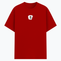 Basic T-Shirt | Unisex XS-2XL | Poly-Cotton Blend | Soft Finish & Durable | Everyday Wear | Personalized | DTG | Typographic | Motivation | Everyday | Uplifting - front - Red - mockup 1