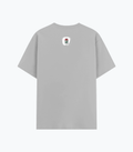 Basic T-Shirt | Unisex XS-2XL | Poly-Cotton Blend | Soft Finish & Durable | Everyday Wear | Personalized | DTG | Typographic | Motivation | Everyday | Uplifting - back - Grey Melange - mockup 2