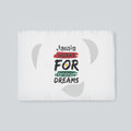 Placemat | Home & Event Dining | 100% Polyester | Durable, Fade-Proof, Soft | Unisex | Personalized | Typographic | Motivation | Everyday | Uplifting - front_2 - White - mockup 2