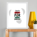 Framed Poster | Multiple Sizes | 300 GSM Art Paper | Laminated, Fade-Proof, 1-inch Frame | Unisex Home Decor | Personalized | DTG | Typographic | Motivation | Everyday | Uplifting - front_11x14In - 11x14In - mockup 4