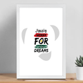 Framed Poster | Multiple Sizes | 300 GSM Art Paper | Laminated, Fade-Proof, 1-inch Frame | Unisex Home Decor | Personalized | DTG | Typographic | Motivation | Everyday | Uplifting - front_12x18In - 12x18In - mockup 7