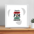 Framed Poster | Multiple Sizes | 300 GSM Art Paper | Laminated, Fade-Proof, 1-inch Frame | Unisex Home Decor | Personalized | DTG | Typographic | Motivation | Everyday | Uplifting - front_14x14In - 14x14In - mockup 9