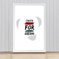 Framed Poster | Multiple Sizes | 300 GSM Art Paper | Laminated, Fade-Proof, 1-inch Frame | Unisex Home Decor | Personalized | DTG | Typographic | Motivation | Everyday | Uplifting - front_16x24In - 16x24In - mockup 10