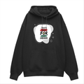 Oversized Hoodie | Relaxed Fit, Drop-Shoulder | 400 GSM Fabric | Warm, Durable | Unisex | Personalized | DTF | Typographic | Motivation | Everyday | Uplifting - front - Black - mockup 1
