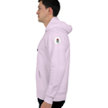 Oversized Hoodie | Relaxed Fit, Drop-Shoulder | 400 GSM Fabric | Warm, Durable | Unisex | Personalized | DTF | Typographic | Motivation | Everyday | Uplifting - left sleeve - Light Baby Pink - mockup 5