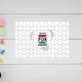 Jigsaw Puzzle | 120 Pieces A4 Size | Recycled Paper Semi-Gloss Finish | Engaging Entertainment Brain Booster | Unisex All Ages | Personalized | Typographic | Motivation | Everyday | Uplifting - front - mockup 1
