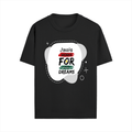 Male Standard Crew T-Shirt | Regular Fit | 100% Cotton (180 GSM) | DTG Print | Durable & Comfortable | Adult | Personalized | DTG | Typographic | Motivation | Everyday | Uplifting - front - Black - mockup 1