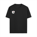 Male Standard Crew T-Shirt | Regular Fit | 100% Cotton (180 GSM) | DTG Print | Durable & Comfortable | Adult | Personalized | DTG | Typographic | Motivation | Everyday | Uplifting - left pocket - Black - mockup 5
