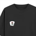 Oversized Standard T-Shirt | Unisex Relaxed Fit | 100% Super Combed Cotton DTG | Soft, Breathable & Durable | Adult | Personalized | DTG | Typographic | Motivation | Everyday | Uplifting - left pocket - Black - mockup 3