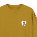 Oversized Classic T-Shirt | Unisex Oversized Fit | 100% Super-Combed Cotton | Pre-Shrunk & Ribbed Neck | Adults | Personalized | DTG | Typographic | Motivation | Everyday | Uplifting - right pocket - Mustard Yellow - mockup 4