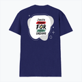 Men's V-Neck T-Shirt | Regular Fit | 180 GSM Bio-Washed Cotton | DTG Print | Durable | Personalized | DTG | Typographic | Motivation | Everyday | Uplifting - back - Royal Blue - mockup 2