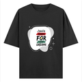 Oversized Classic T-Shirt | Unisex Fit | 100% Super-Combed Cotton | Pre-Shrunk, Double-Stitched | Adults | Personalized | DTF | Typographic | Motivation | Everyday | Uplifting - front - Black - mockup 1