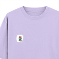 Oversized Classic T-Shirt | Unisex Fit | 100% Super-Combed Cotton | Pre-Shrunk, Double-Stitched | Adults | Personalized | DTF | Typographic | Motivation | Everyday | Uplifting - left pocket - Lavender - mockup 3