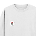 Oversized Classic T-Shirt | Unisex Fit | 100% Super-Combed Cotton | Pre-Shrunk, Double-Stitched | Adults | Personalized | DTF | Typographic | Motivation | Everyday | Uplifting - left pocket - White - mockup 3