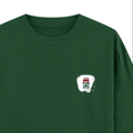 Oversized Classic T-Shirt | Unisex Fit | 100% Super-Combed Cotton | Pre-Shrunk, Double-Stitched | Adults | Personalized | DTF | Typographic | Motivation | Everyday | Uplifting - right pocket - Bottle Green - mockup 4