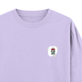 Oversized Classic T-Shirt | Unisex Fit | 100% Super-Combed Cotton | Pre-Shrunk, Double-Stitched | Adults | Personalized | DTF | Typographic | Motivation | Everyday | Uplifting - right pocket - Lavender - mockup 4