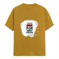 Female Classic Crew T-Shirt | Women's Regular Fit | 180 GSM Bio-Washed Cotton | Double Stitched, Pre-Shrunk | Personalized | DTG | Typographic | Motivation | Everyday | Uplifting - front - Mustard Yellow - mockup 1