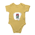 Rompers | Regular Fit Baby & Toddler | Bio-Washed Cotton | Double Stitched, Pre-Shrunk | Unisex | Personalized | DTG | Typographic | Motivation | Everyday | Uplifting - front - Yellow - mockup 1