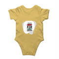 Rompers | Regular Fit Baby & Toddler | Bio-Washed Cotton | Double Stitched, Pre-Shrunk | Unisex | Personalized | DTG | Typographic | Motivation | Everyday | Uplifting - back - Yellow - mockup 2