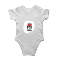 Baby Romper | 0-12 Months Regular Fit | 180 GSM Bio-Washed Cotton Blend | Double Stitched, Pre-Shrunk | Unisex | Personalized | DTF | Typographic | Motivation | Everyday | Uplifting - back - White - mockup 2