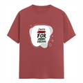 Men's Classic Crew T-Shirt | Regular Fit | 180 GSM Bio-Washed Cotton | DTF Print Ready | Pre-Shrunk, Durable | Personalized | DTF | Typographic | Motivation | Everyday | Uplifting - front - Coral - mockup 1