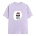 Men's Classic Crew T-Shirt | Regular Fit | 180 GSM Bio-Washed Cotton | DTF Print Ready | Pre-Shrunk, Durable | Personalized | DTF | Typographic | Motivation | Everyday | Uplifting - front - Lavender - mockup 1