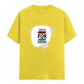 Men's Classic Crew T-Shirt | Regular Fit | 180 GSM Bio-Washed Cotton | DTF Print Ready | Pre-Shrunk, Durable | Personalized | DTF | Typographic | Motivation | Everyday | Uplifting - front - New Yellow - mockup 1