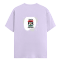 Men's Classic Crew T-Shirt | Regular Fit | 180 GSM Bio-Washed Cotton | DTF Print Ready | Pre-Shrunk, Durable | Personalized | DTF | Typographic | Motivation | Everyday | Uplifting - back - Lavender - mockup 2