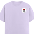 Men's Classic Crew T-Shirt | Regular Fit | 180 GSM Bio-Washed Cotton | DTF Print Ready | Pre-Shrunk, Durable | Personalized | DTF | Typographic | Motivation | Everyday | Uplifting - left pocket - Lavender - mockup 3
