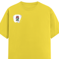 Men's Classic Crew T-Shirt | Regular Fit | 180 GSM Bio-Washed Cotton | DTF Print Ready | Pre-Shrunk, Durable | Personalized | DTF | Typographic | Motivation | Everyday | Uplifting - right pocket - New Yellow - mockup 4
