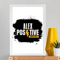 Framed Poster | Multiple Sizes | 300 GSM Art Paper | Laminated, Fade-Proof, 1-inch Frame | Unisex Home Decor | Personalized | DTG | Bold | Positivity | Motivation | Everyday | Uplifting - front_A3 Frame Poster - A3 Frame Poster - mockup 12