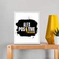 Framed Poster | Multiple Sizes | 300 GSM Art Paper | Laminated, Fade-Proof, 1-inch Frame | Unisex Home Decor | Personalized | DTG | Bold | Positivity | Motivation | Everyday | Uplifting - front_8x10In - 8x10In - mockup 2