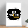 Framed Poster | Multiple Sizes | 300 GSM Art Paper | Laminated, Fade-Proof, 1-inch Frame | Unisex Home Decor | Personalized | DTG | Bold | Positivity | Motivation | Everyday | Uplifting - front_12x18In - 12x18In - mockup 7