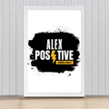 Framed Poster | Multiple Sizes | 300 GSM Art Paper | Laminated, Fade-Proof, 1-inch Frame | Unisex Home Decor | Personalized | DTG | Bold | Positivity | Motivation | Everyday | Uplifting - front_16x24In - 16x24In - mockup 10