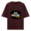 Oversized Classic T-Shirt | Unisex Oversized Fit | 100% Super-Combed Cotton | Pre-Shrunk & Ribbed Neck | Adults | Personalized | DTG | Bold | Positivity | Motivation | Everyday | Uplifting - front - Maroon - mockup 1