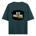 Oversized Classic T-Shirt | Unisex Oversized Fit | 100% Super-Combed Cotton | Pre-Shrunk & Ribbed Neck | Adults | Personalized | DTG | Bold | Positivity | Motivation | Everyday | Uplifting - back - Petrol Blue - mockup 2