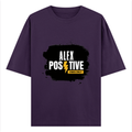 Oversized Classic T-Shirt | Unisex Fit | 100% Super-Combed Cotton | Pre-Shrunk, Double-Stitched | Adults | Personalized | DTF | Bold | Positivity | Motivation | Everyday | Uplifting - front - Purple - mockup 1